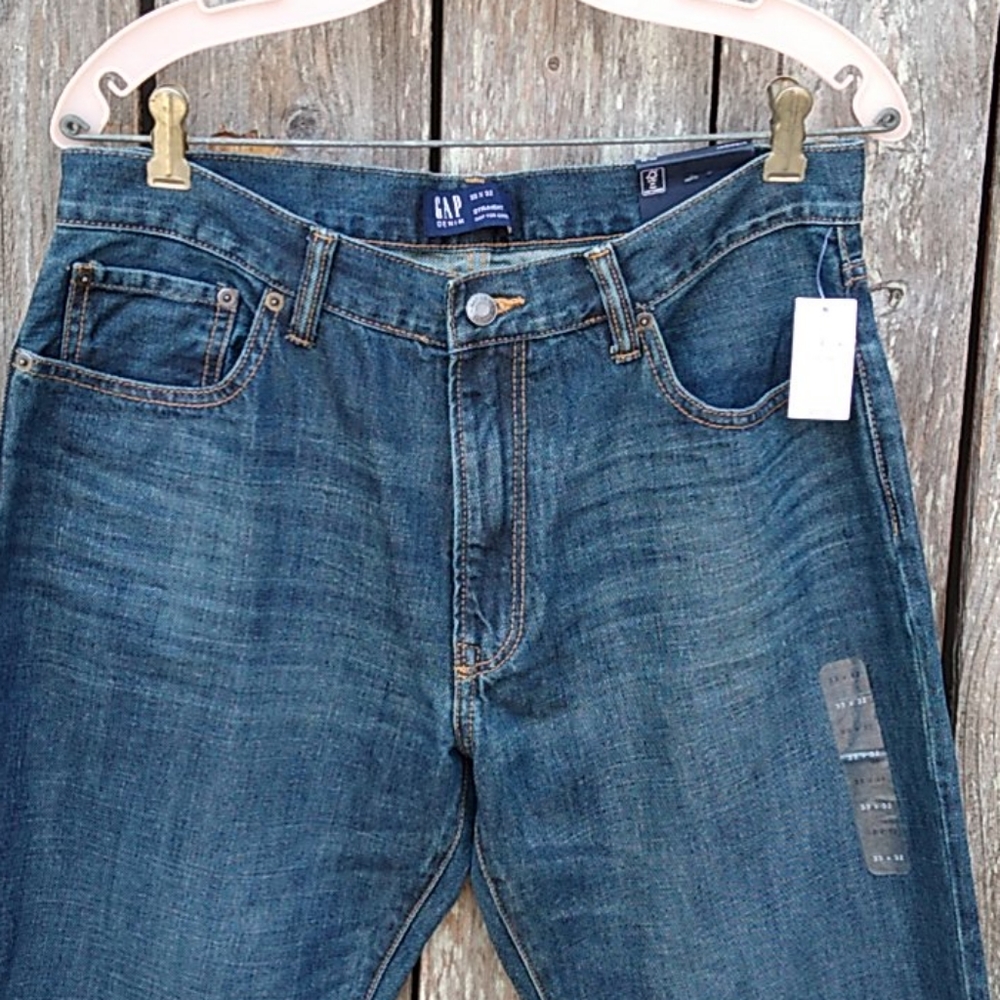Gap Denim Men's Jeans 33x32 Straight-leg NWT - Picture 4 of 15